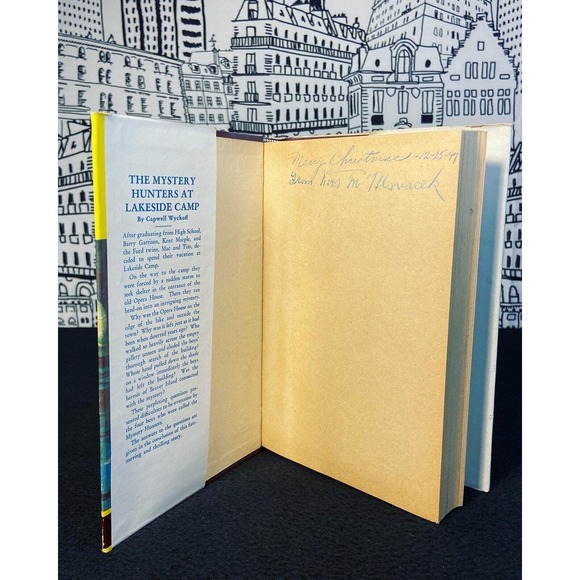 RARE 1934 HC - The Mystery Hunters at Lakeside Camp by Capwell Wyckoff Saalfield - Picture 4 of 16